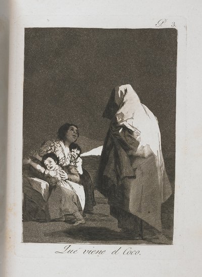 Al Conde Palatino, uit Los Caprichios, 1797-1798 door Francisco de Goya